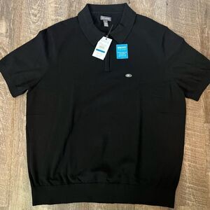 Van Heusen Smart Temp Quarter Zip Mens Short Sleeve Polo Sweater-Size XL